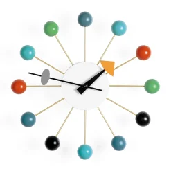 Nelson Wall Clock Multicolor Ball