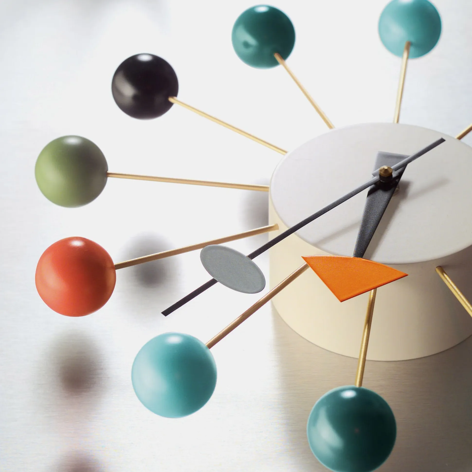 Nelson Wall Clock Multicolor Ball
