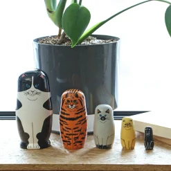Nesting Cats Set - Set of 5