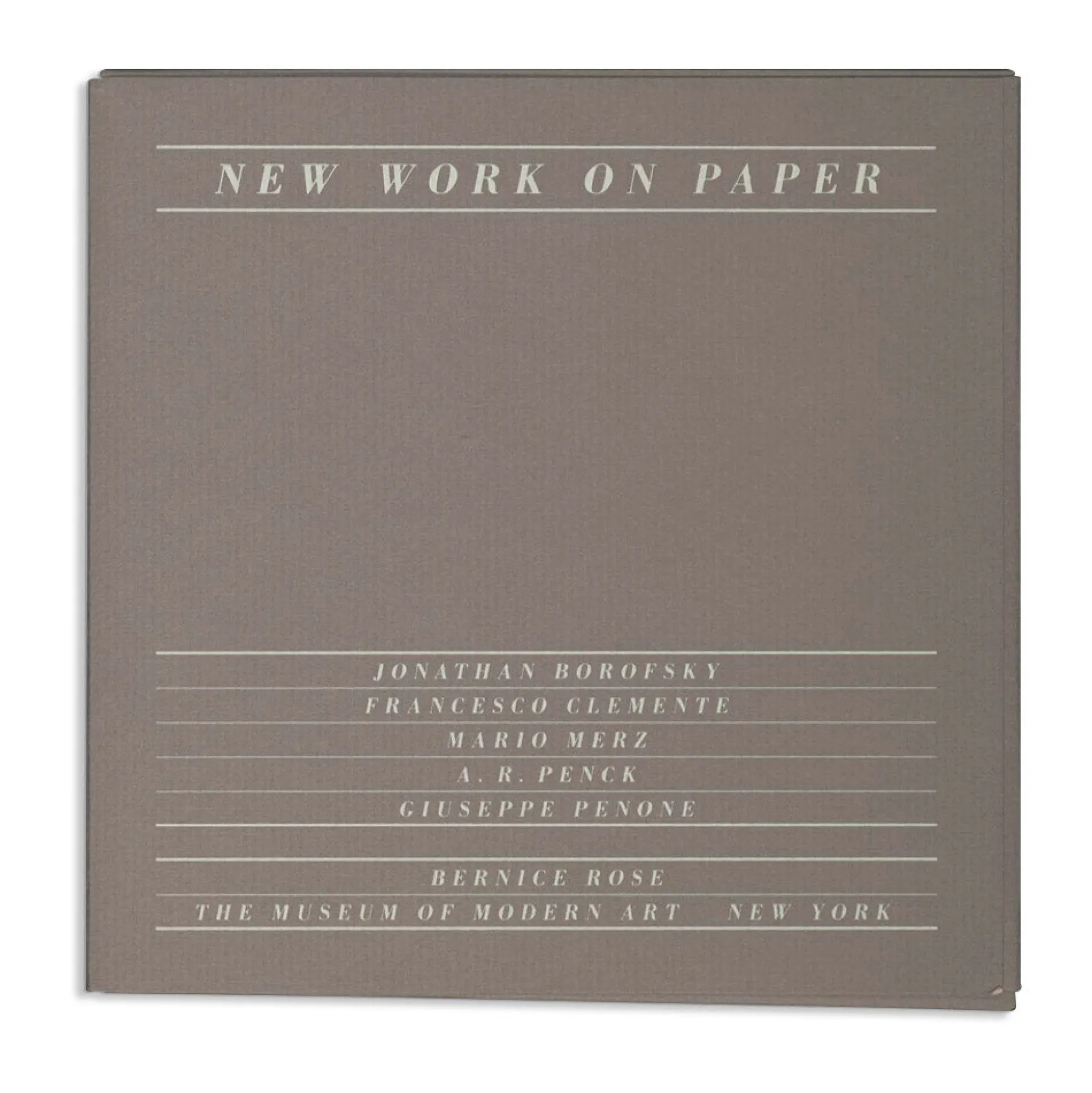 New Work on Paper 2: Borofsky, Clemente, Merz, Penck, Penone - Paperback
