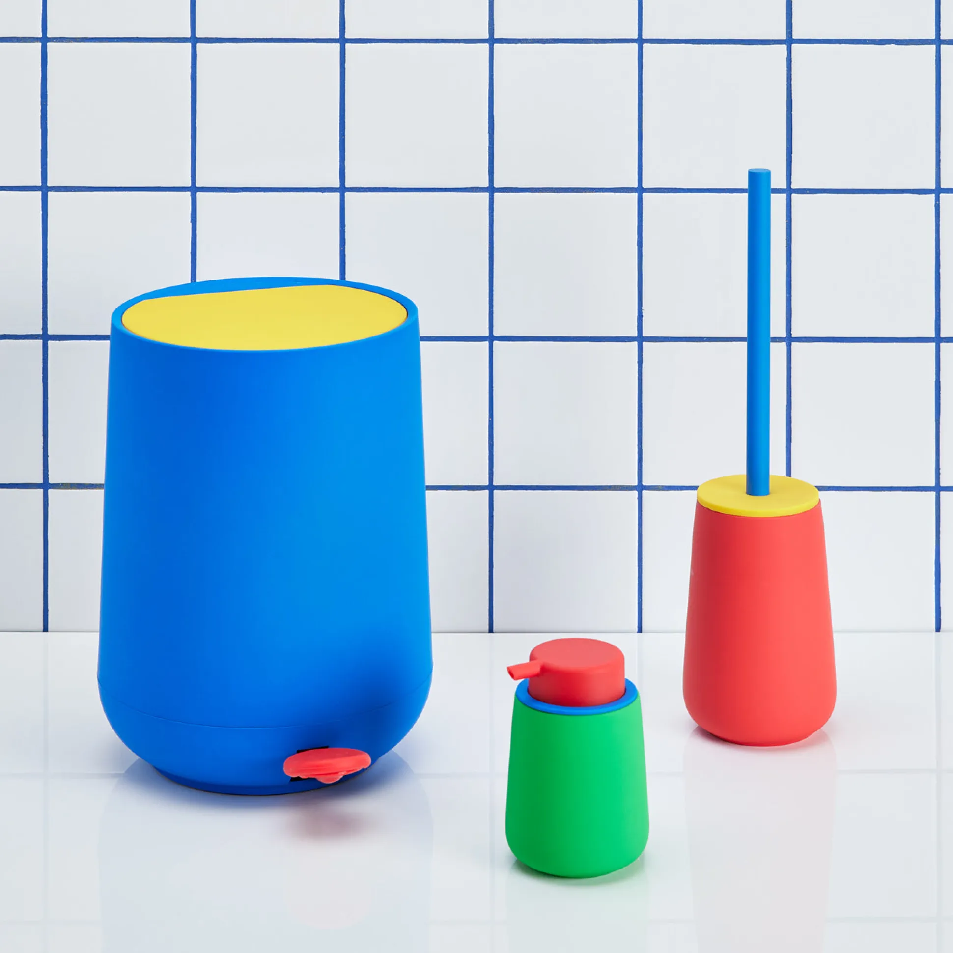 Nova One Color Block Bathroom Accessories - Soap Pump