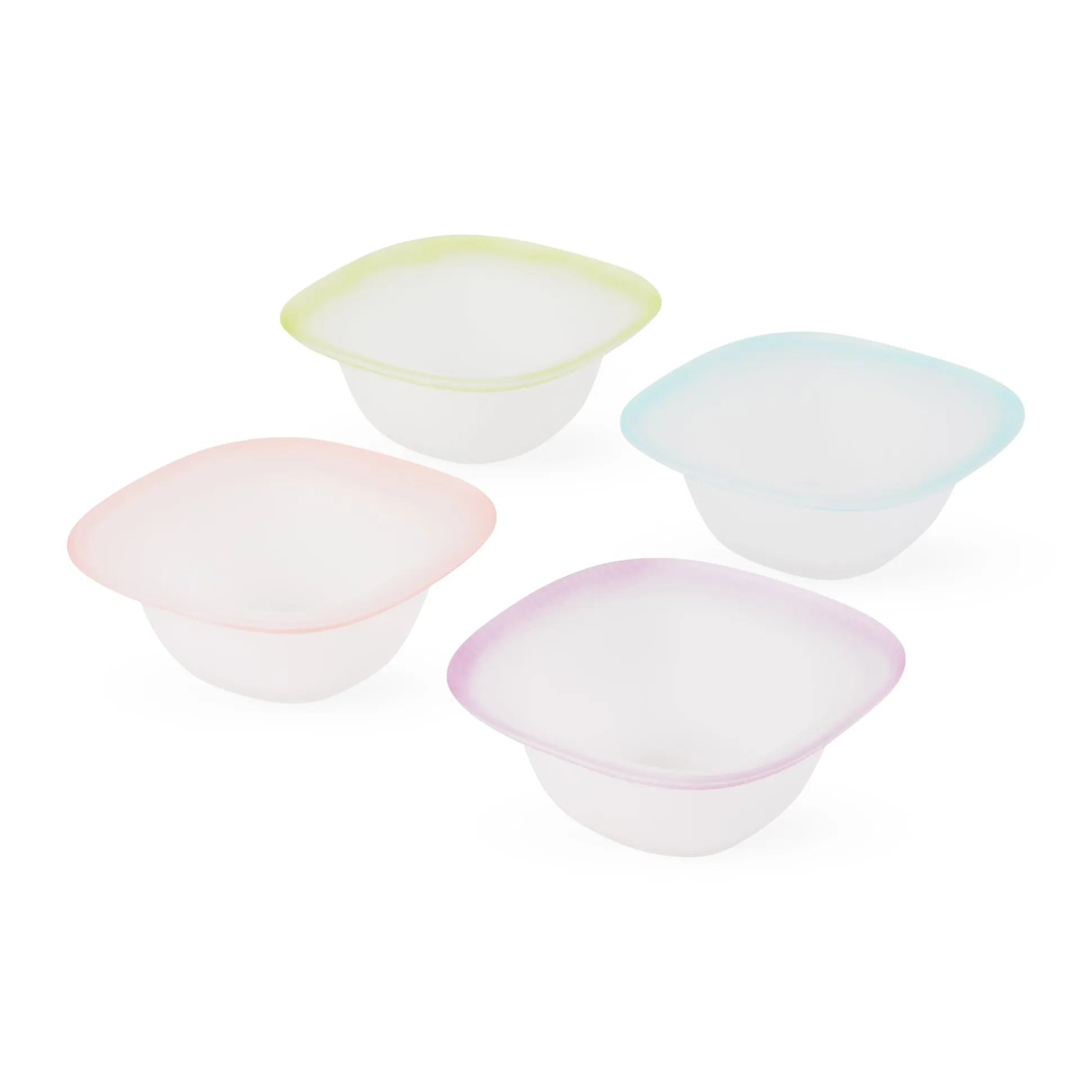 Nubi Glass Dinnerware - Set of 4 - Small Bowl Set of 4
