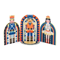 Nutcracker Ballet Holiday Pop-Up Cards - Set of 8