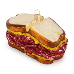 NYC Glass Holiday Ornament - Pastrami