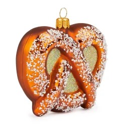NYC Glass Holiday Ornament - Pretzel