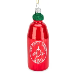 NYC Glass Holiday Ornament - Sriracha