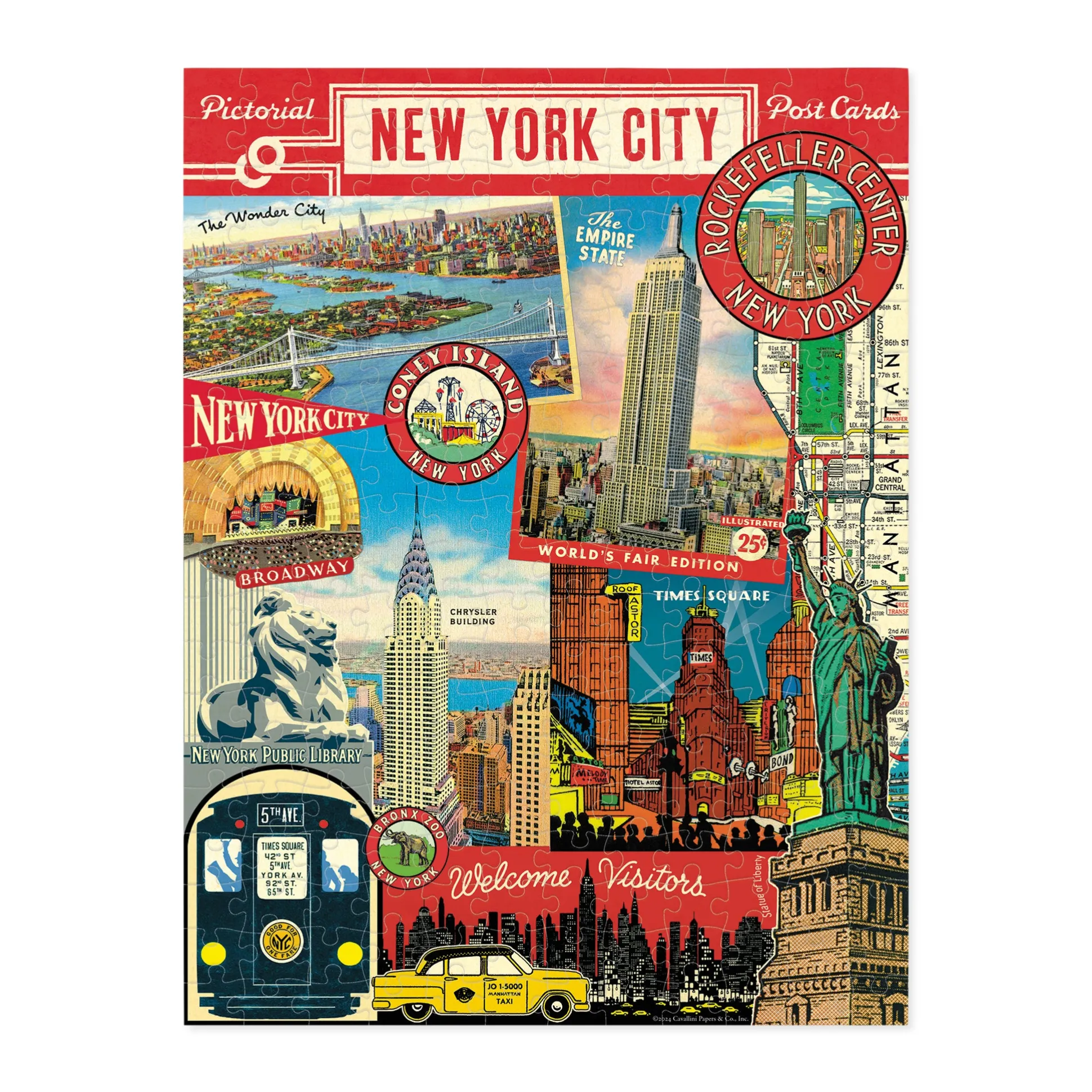 NYC Mini Jigsaw Puzzle - 240 Pieces