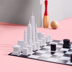 NYC Skyline Chess Set