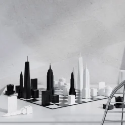 NYC Skyline Chess Set