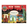 NYC Vintage Attractions Notecards - Set of 8