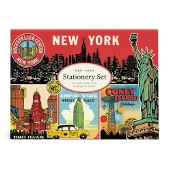 NYC Vintage Attractions Notecards - Set of 8