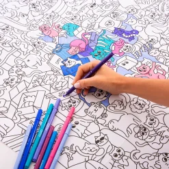 OMY Kitty Giant Coloring Poster
