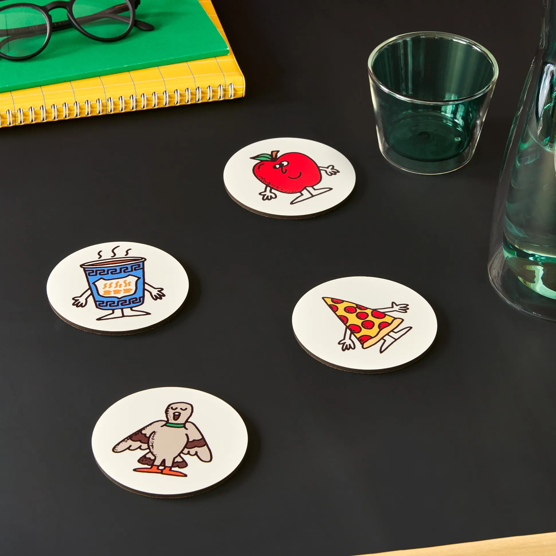 Only NY for MoMA Community of New York Coasters - Set of 4