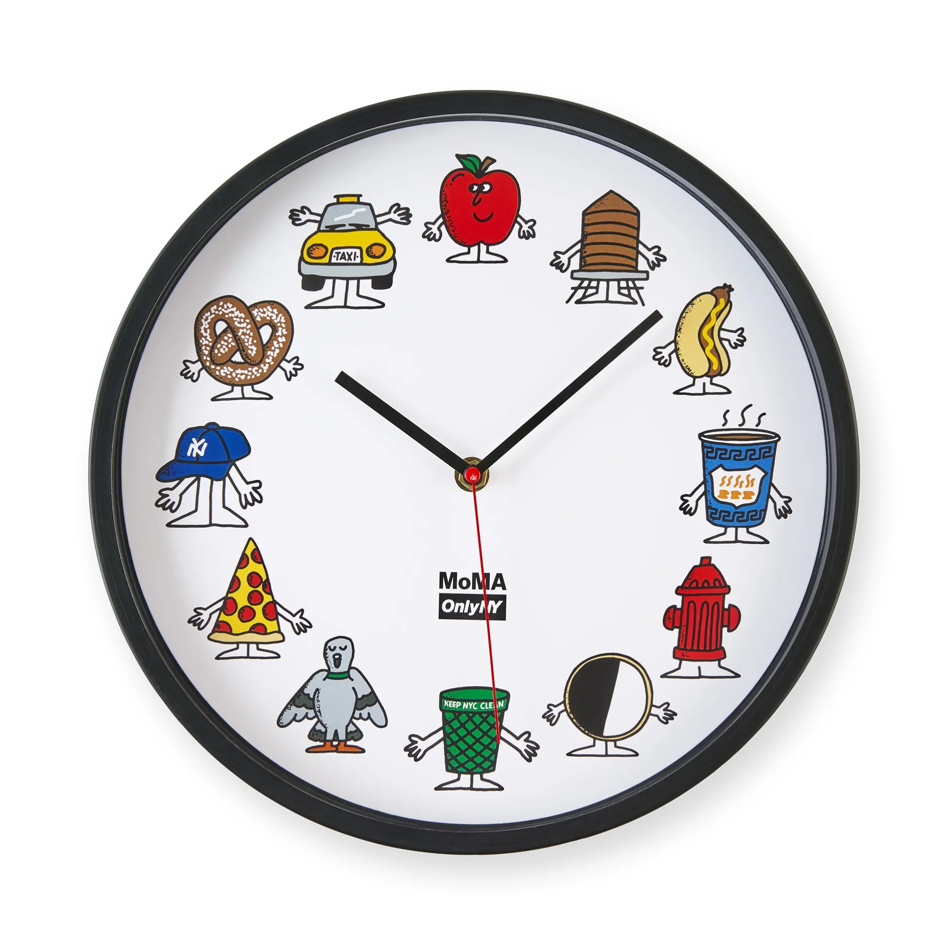 Only NY for MoMA Community of New York Wall Clock