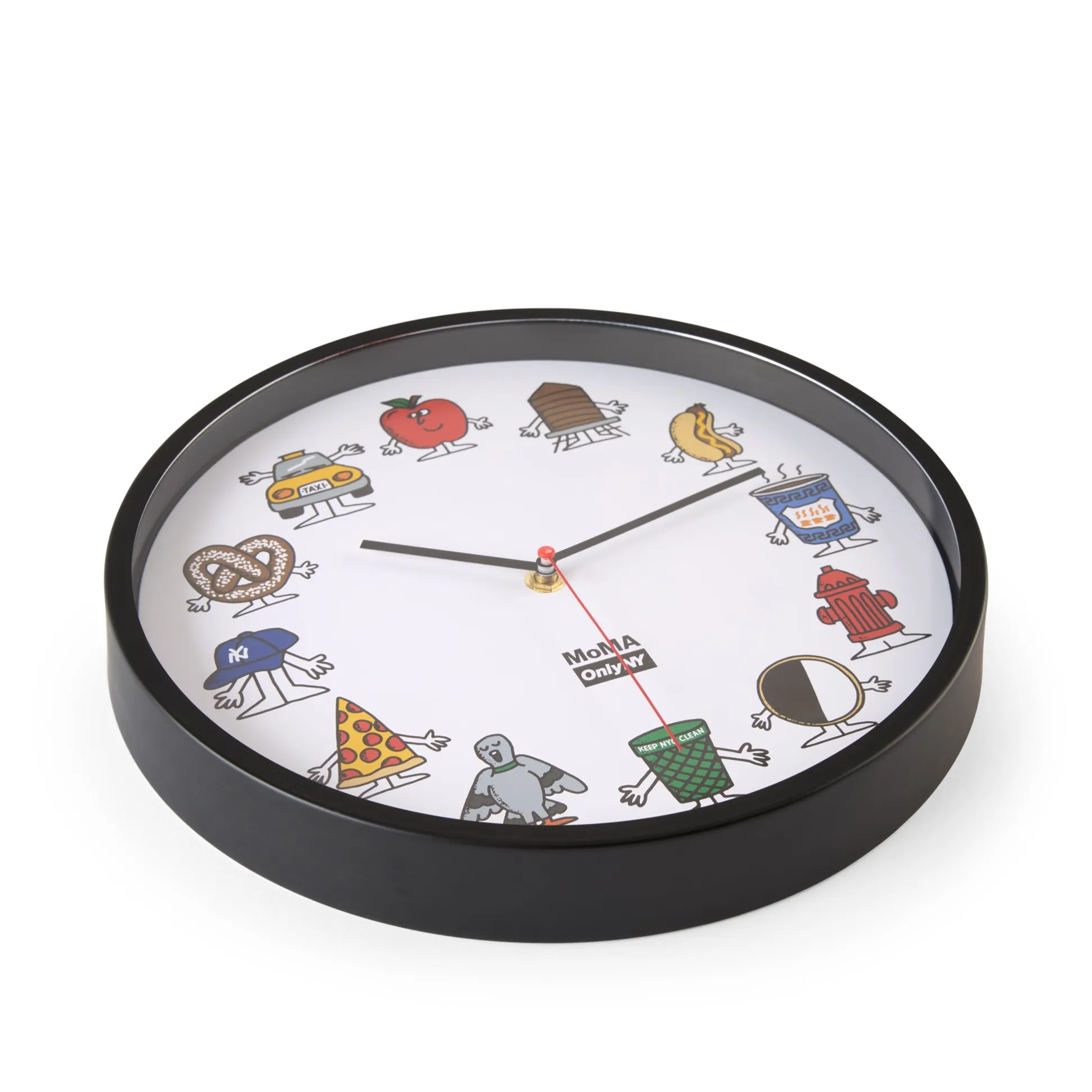 Only NY for MoMA Community of New York Wall Clock