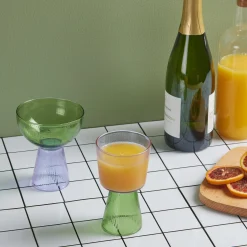 Oorun Didun Glass Cups by Yinka Ilori -