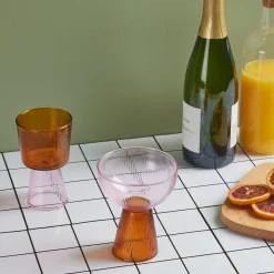 Oorun Didun Glass Cups by Yinka Ilori -