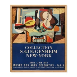 Pablo Picasso Collection Solomon Guggenheim New York Framed Poster
