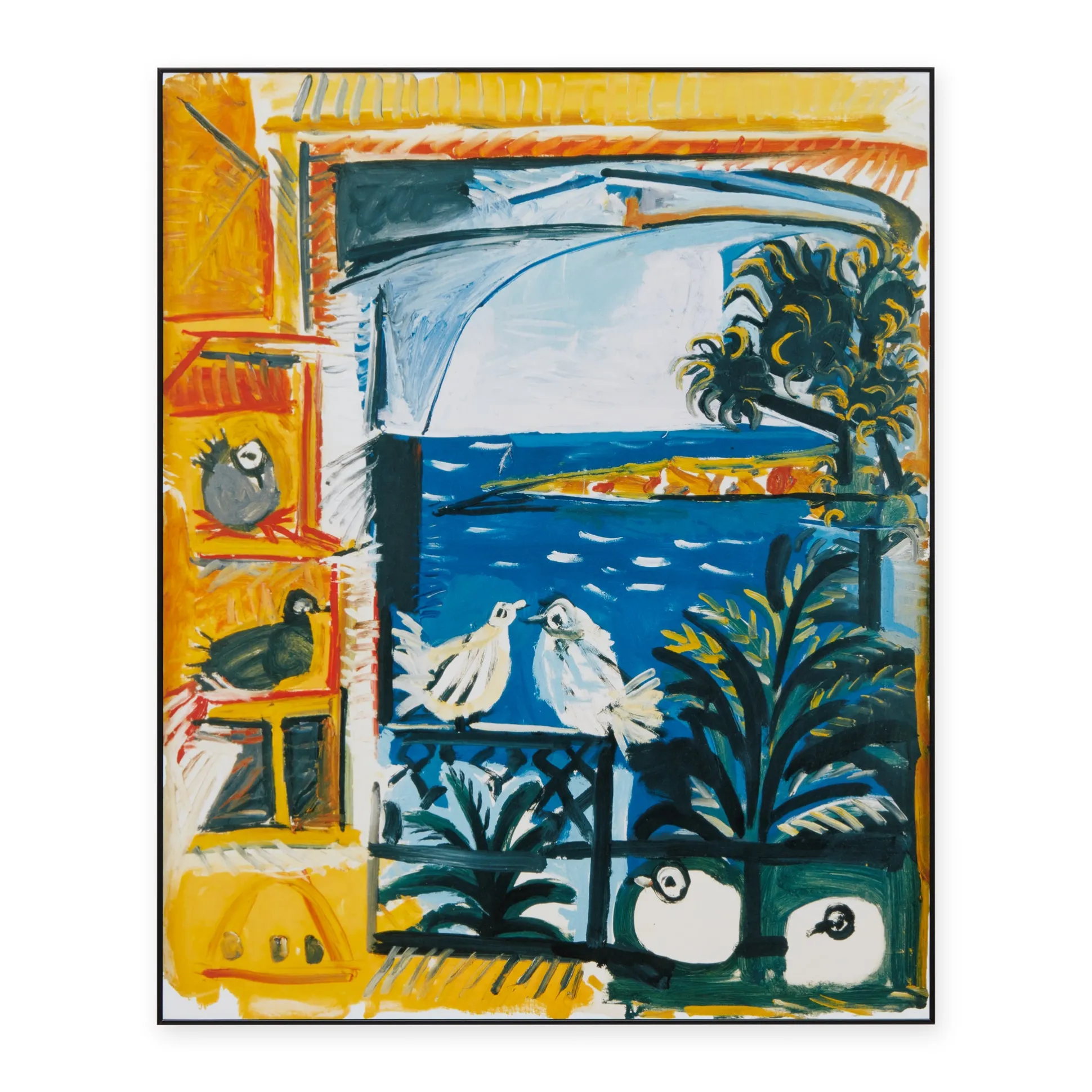 Pablo Picasso The Pigeons Framed Print