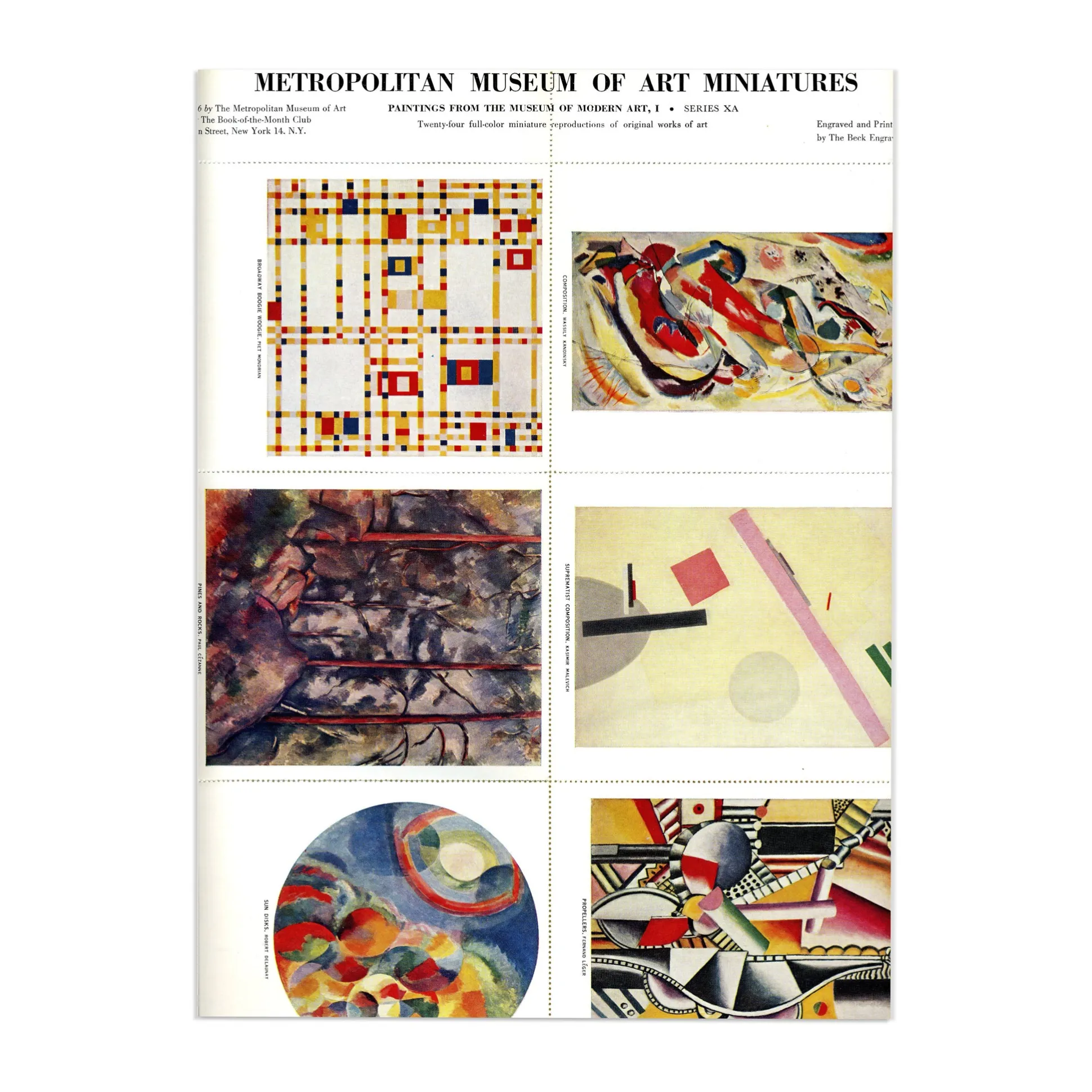 Paintings from MoMA and Metropolitan Miniatures