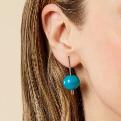 Paletto Glass Sphere Earrings