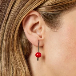 Paletto Glass Sphere Earrings