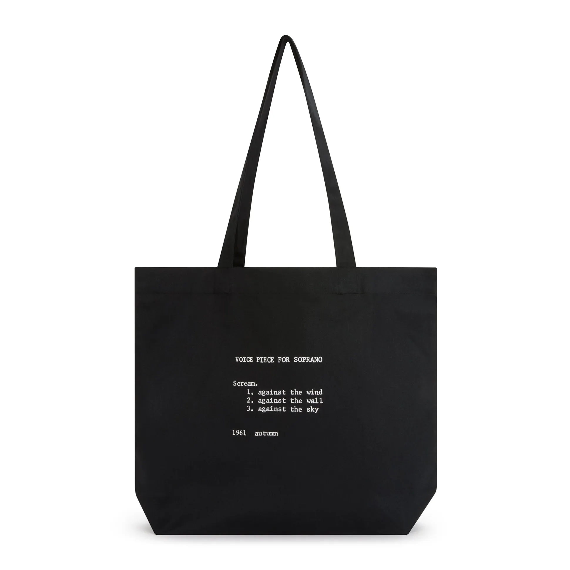 PANGAIA Yoko Ono Voice Piece for Soprano Tote Bag
