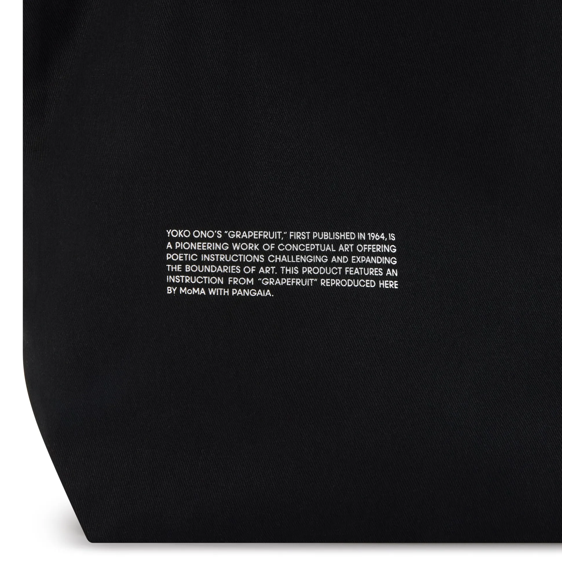 PANGAIA Yoko Ono Voice Piece for Soprano Tote Bag