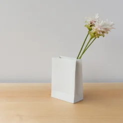 Paper Bag Porcelain Vase