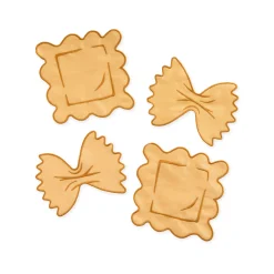 Pasta Linen Cocktail Napkins - Set of 4
