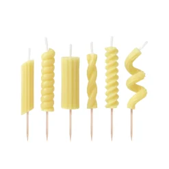 Pasta Party Candles - Set of 6