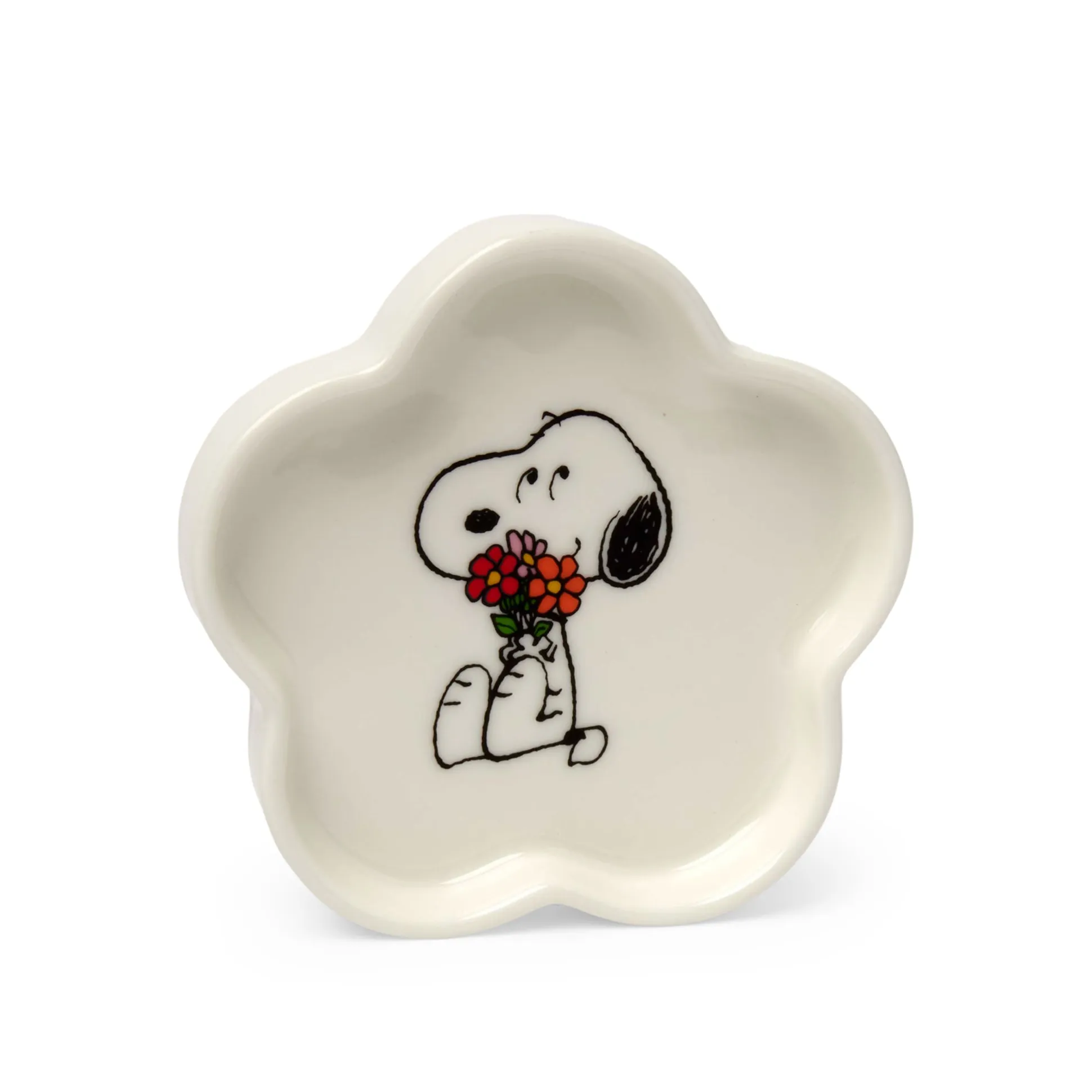 Peanuts Stoneware Dish - Flower