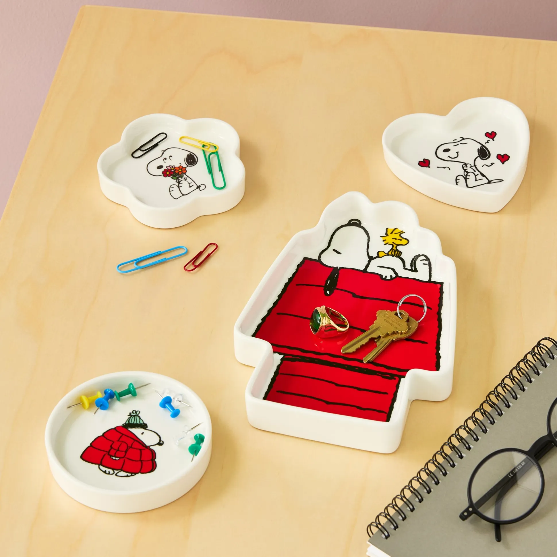 Peanuts Stoneware Dish - Love