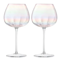 Pearl Glass Drinkware - Set of 2 - Red Wine