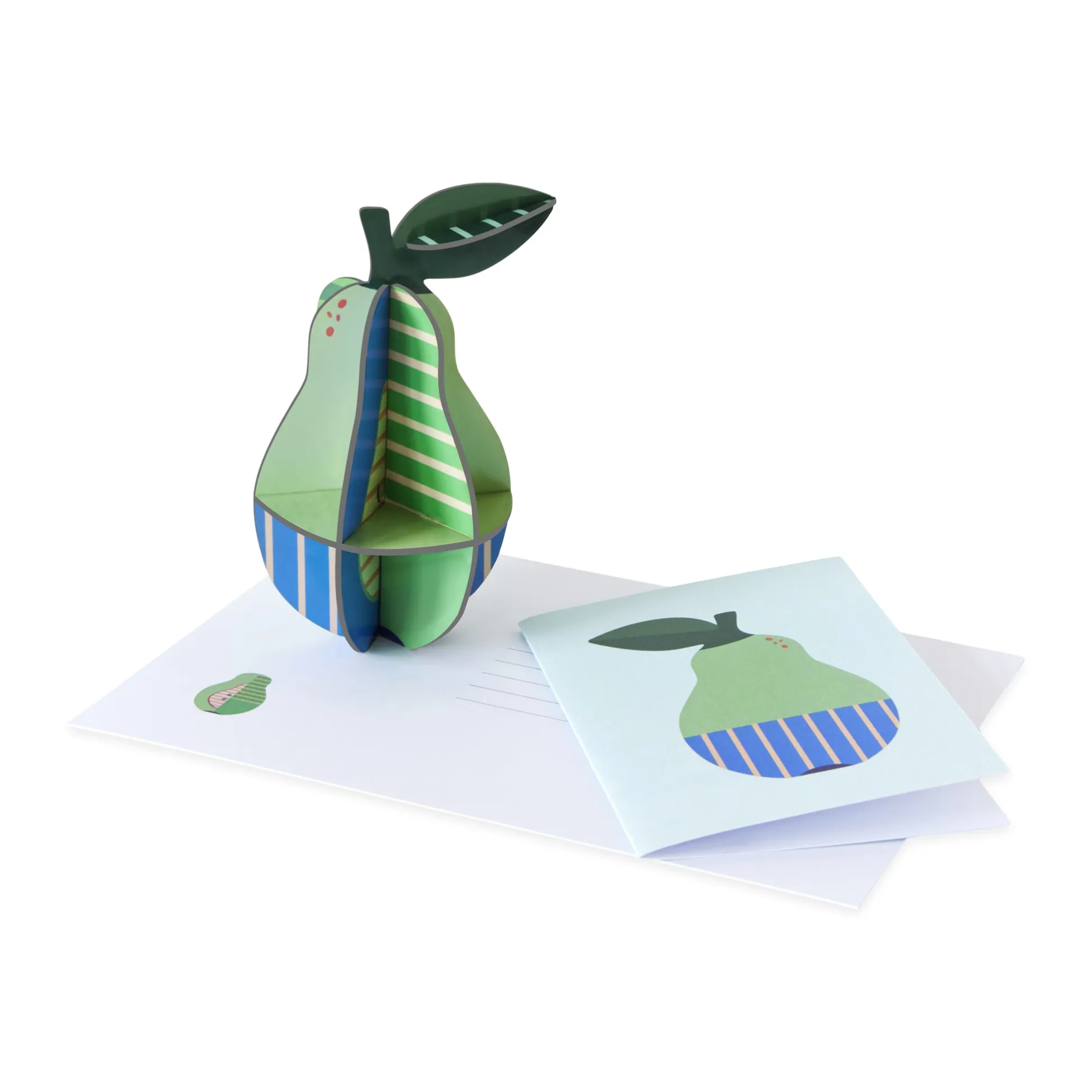 Pear Pop-Out Greeting Card