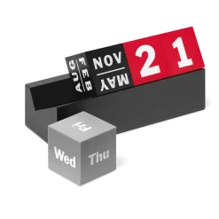 Perpetual Cubes Calendar
