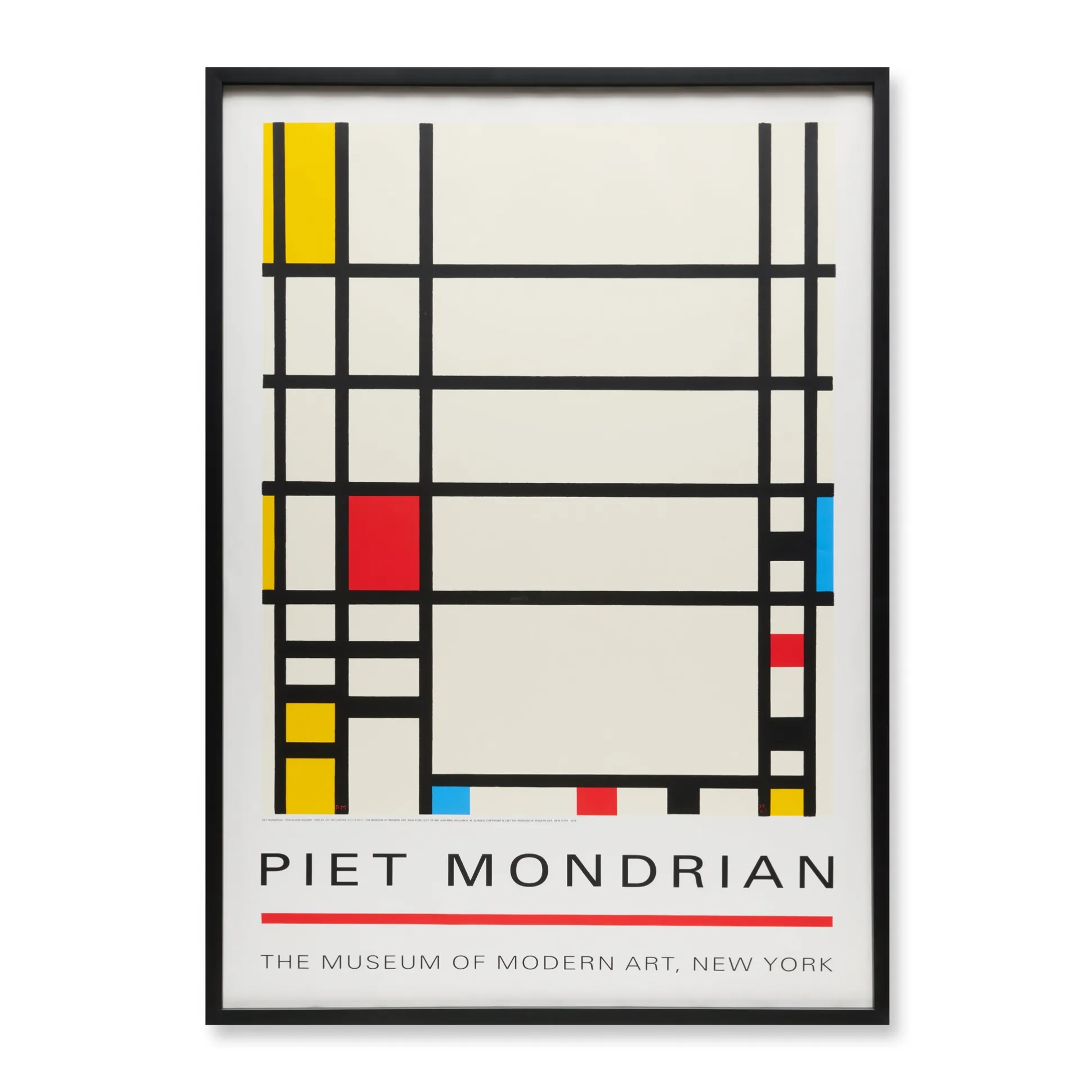 Piet Mondrian Trafalgar Square Framed Poster