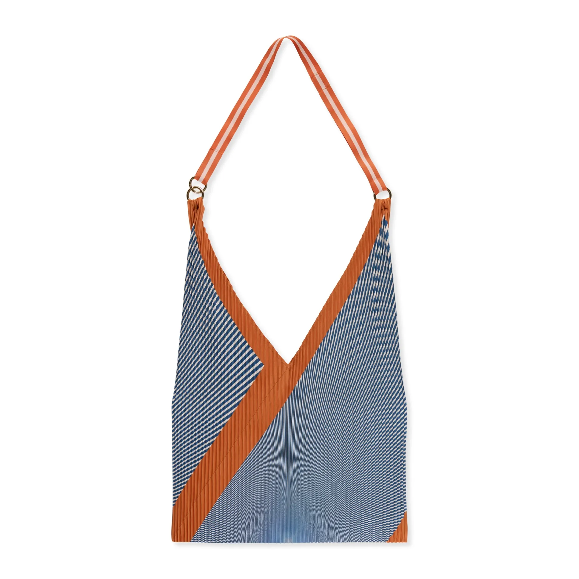 Pleated Recycled Polyester Y Bag