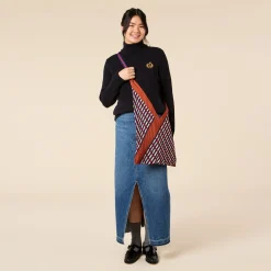 Pleated Recycled Polyester Y Bag