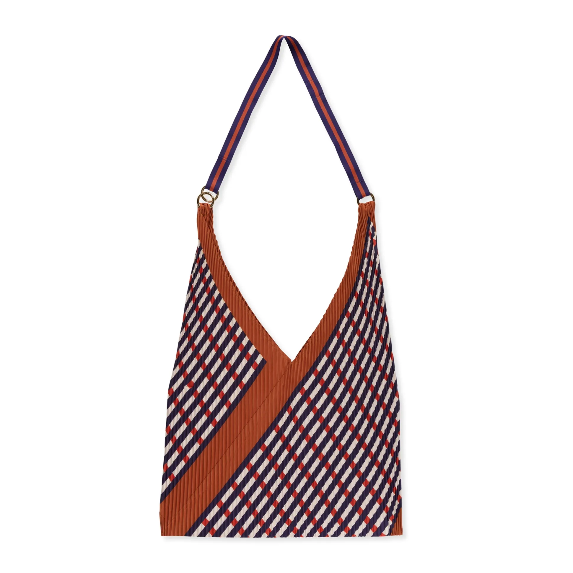 Pleated Recycled Polyester Y Bag