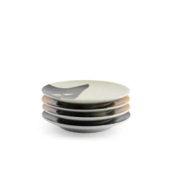 Porcelain Cat Plate - Set of 4