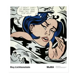 Poster Lichtenstein: Drowning Girl