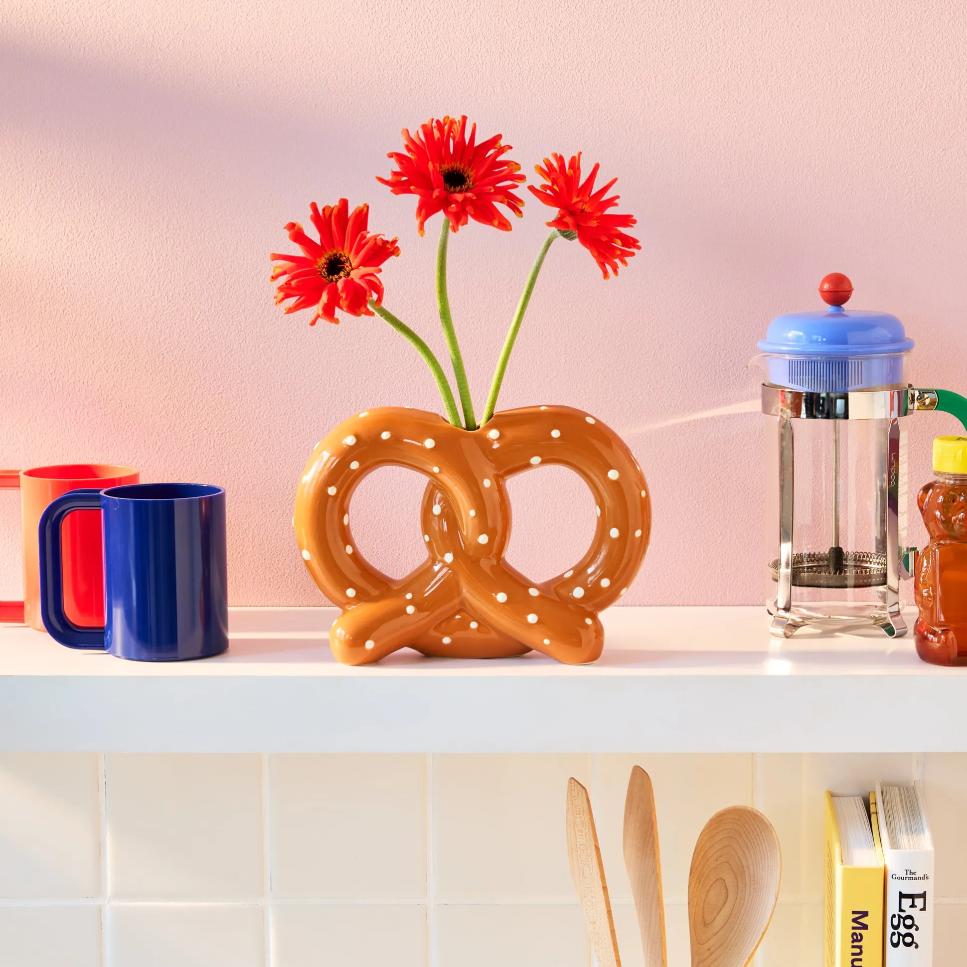 Pretzel Ceramic Vase