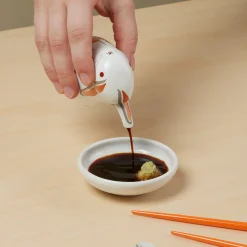 Rabbit Porcelain Soy Sauce Dispenser
