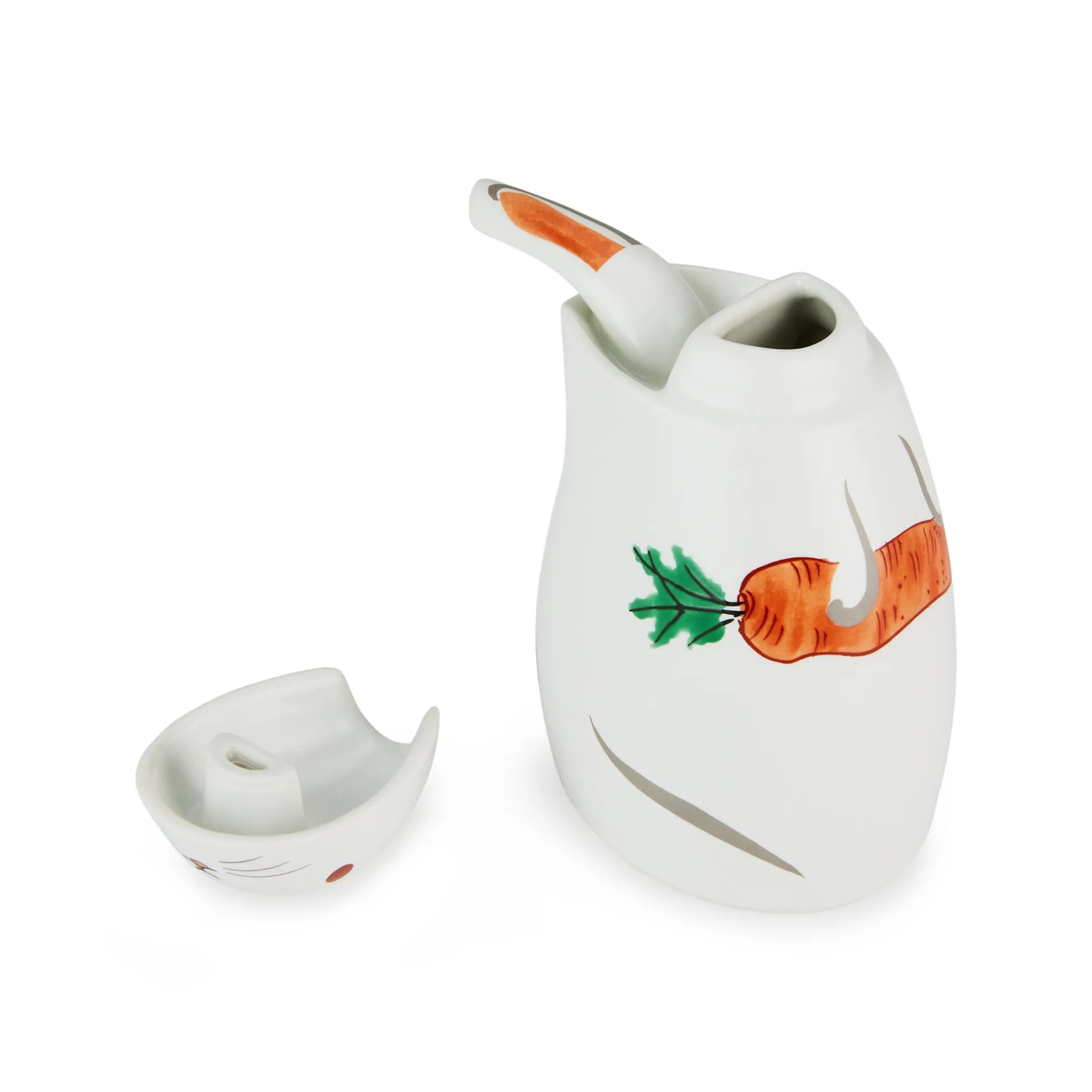 Rabbit Porcelain Soy Sauce Dispenser