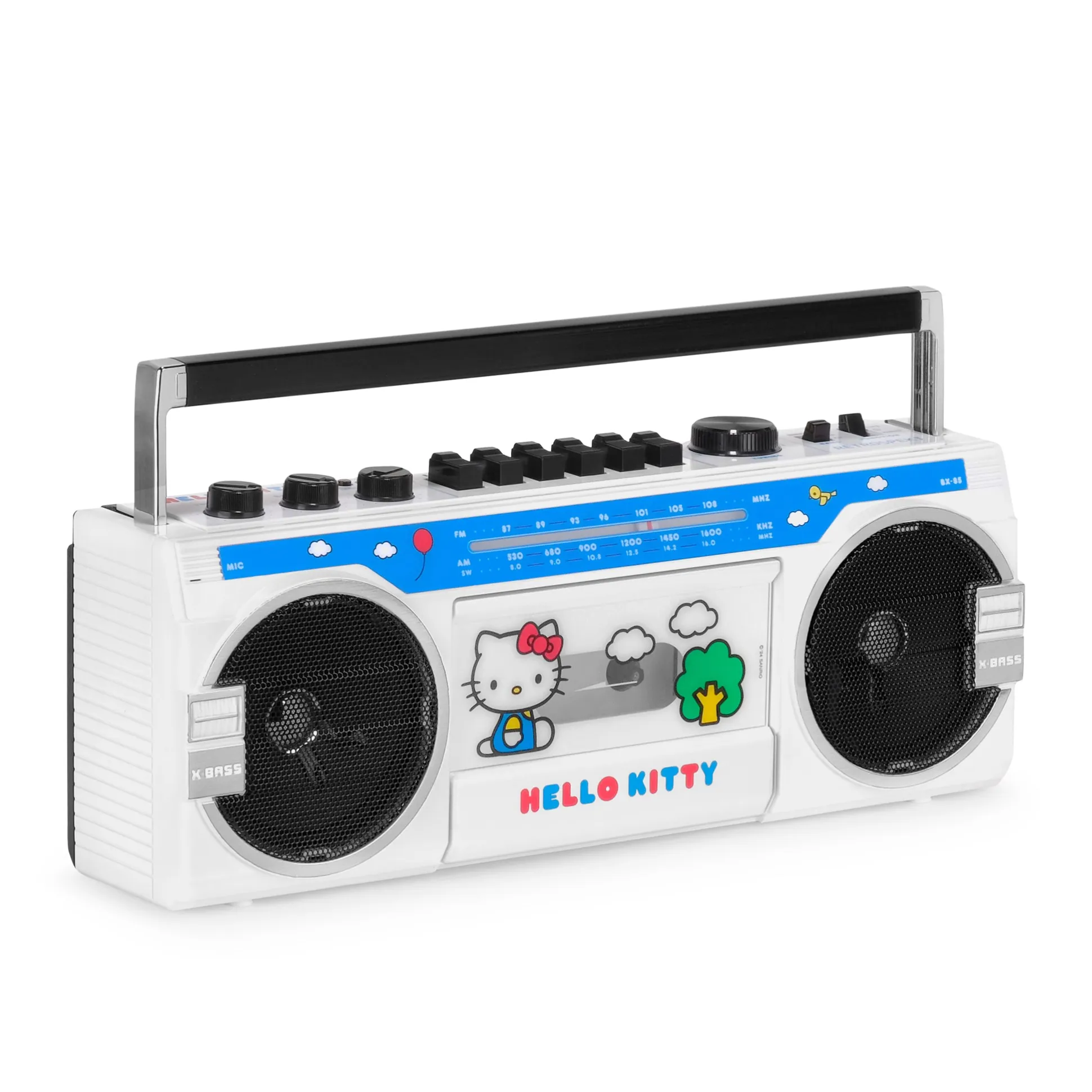 Retrospekt Hello Kitty BX-85 Bluetooth Cassette Player Boombox