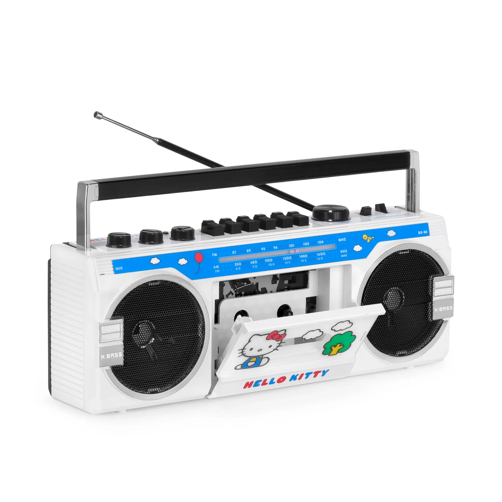 Retrospekt Hello Kitty BX-85 Bluetooth Cassette Player Boombox