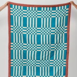 Reversible Cotton Quilt Throw