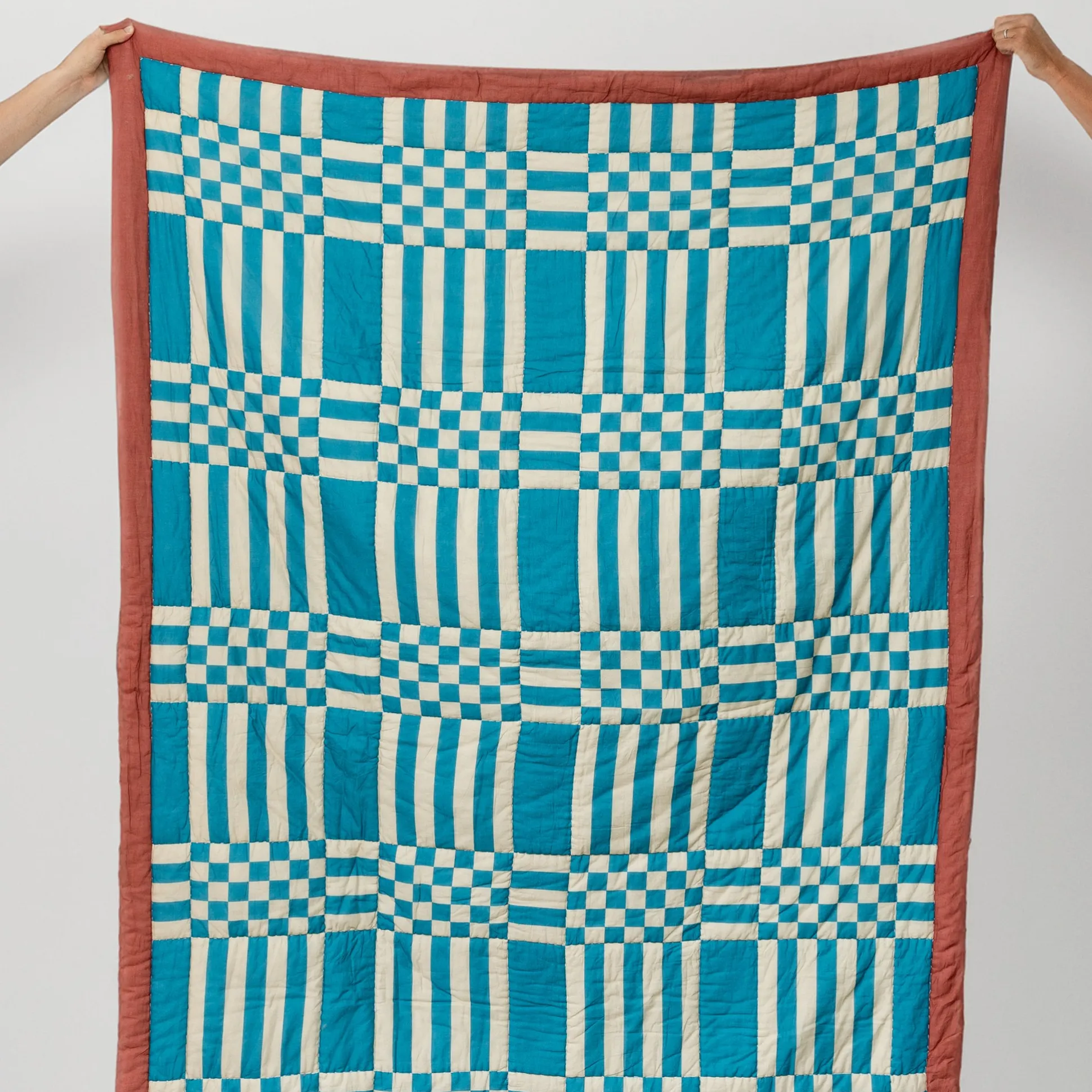 Reversible Cotton Quilt Throw