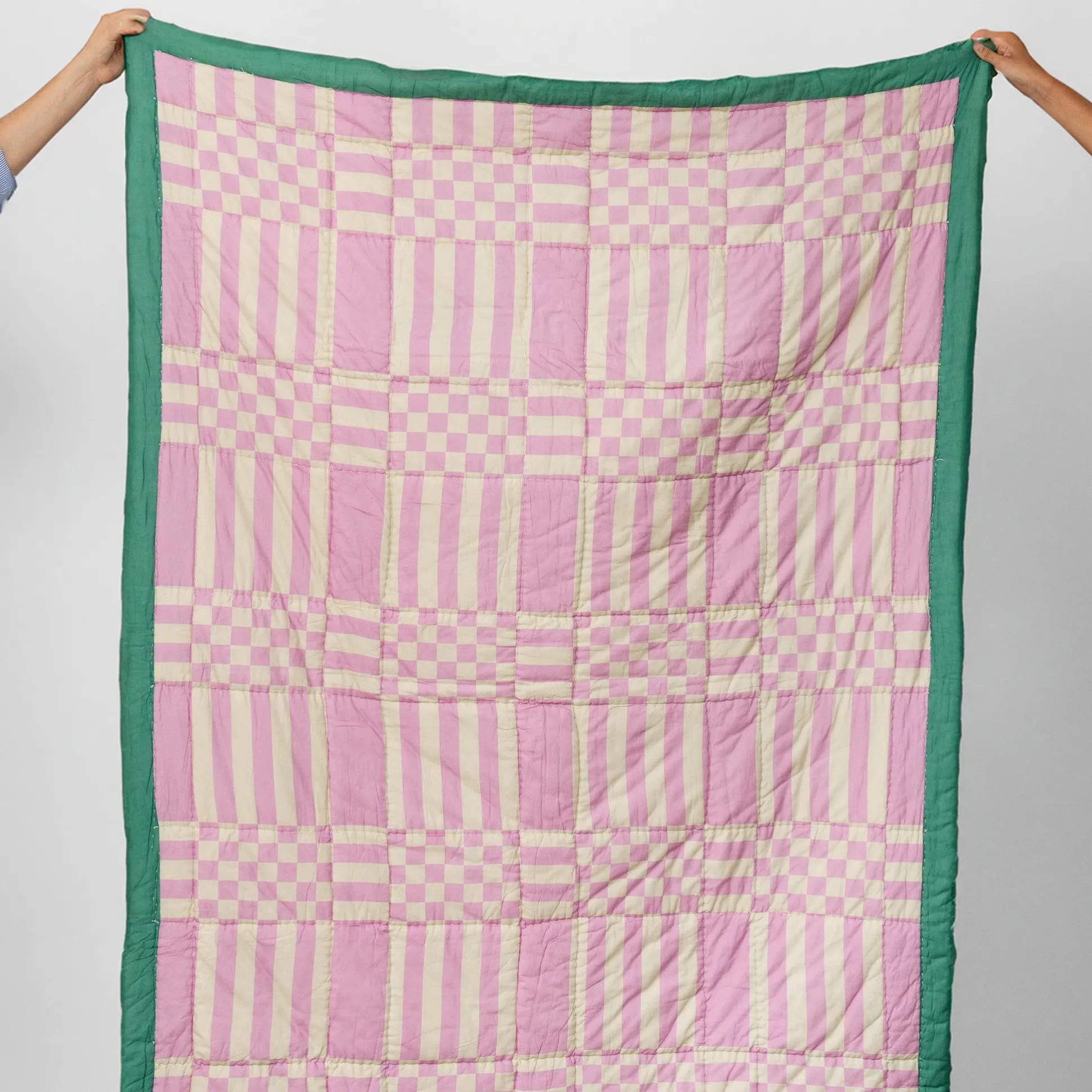 Reversible Cotton Quilt Throw